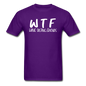 WTF - Wine Tasting Friends - White - Unisex Classic T-Shirt - purple