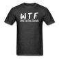 WTF - Wine Tasting Friends - White - Unisex Classic T-Shirt - heather black