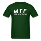 WTF - Wine Tasting Friends - White - Unisex Classic T-Shirt - forest green