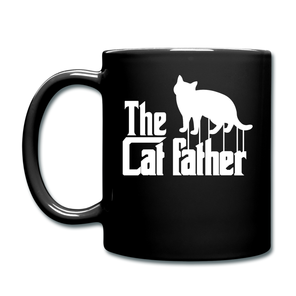 The Cat Father - White - Full Color Mug - black