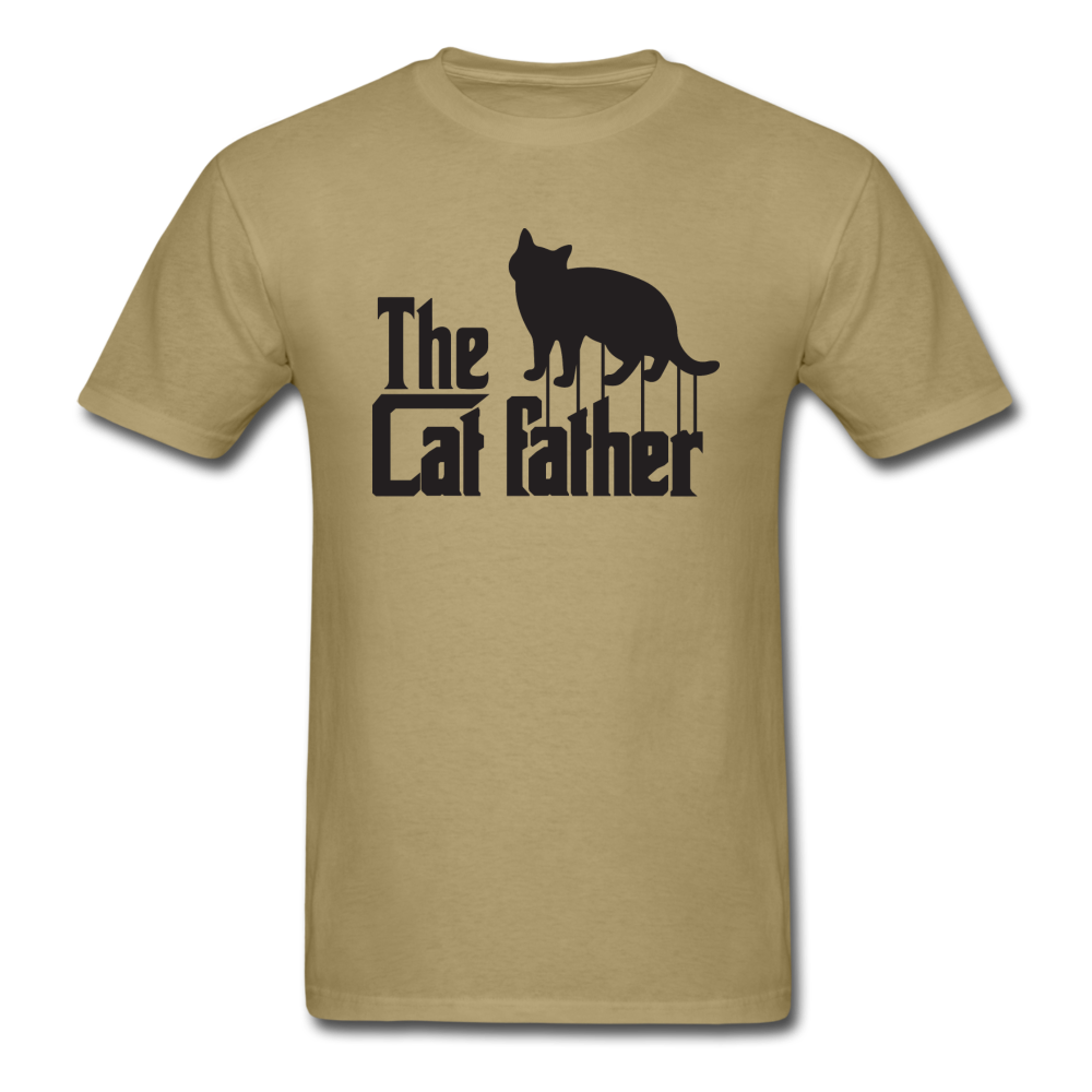 The Cat Father - Black - Unisex Classic T-Shirt - khaki