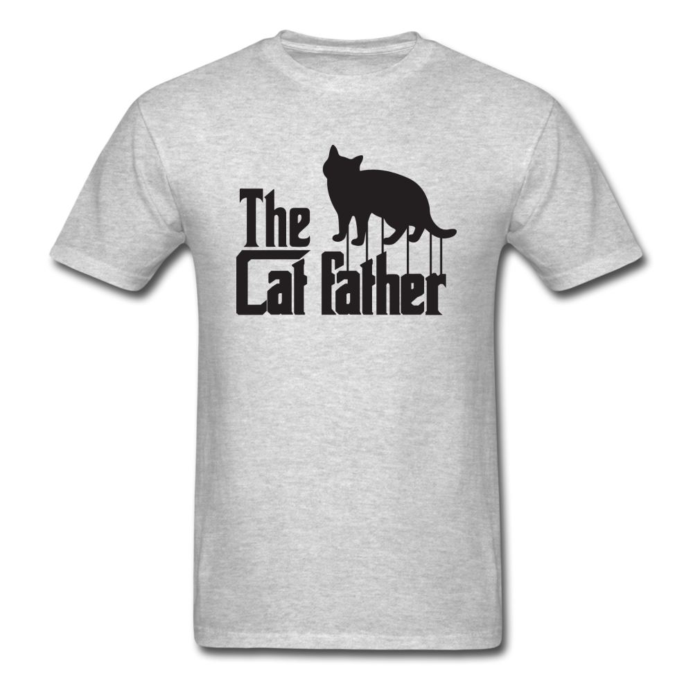 The Cat Father - Black - Unisex Classic T-Shirt - heather gray