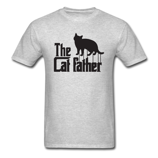 The Cat Father - Black - Unisex Classic T-Shirt - heather gray