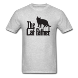 The Cat Father - Black - Unisex Classic T-Shirt - heather gray