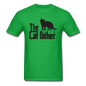 The Cat Father - Black - Unisex Classic T-Shirt - bright green