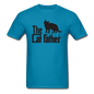 The Cat Father - Black - Unisex Classic T-Shirt - turquoise