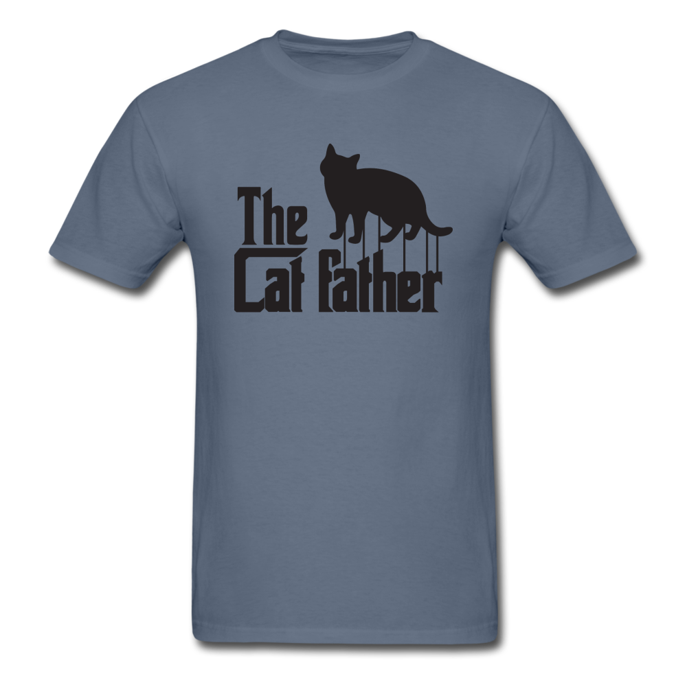 The Cat Father - Black - Unisex Classic T-Shirt - denim