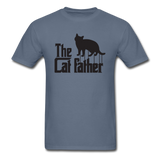 The Cat Father - Black - Unisex Classic T-Shirt - denim