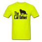 The Cat Father - Black - Unisex Classic T-Shirt - safety green