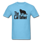 The Cat Father - Black - Unisex Classic T-Shirt - aquatic blue