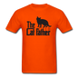 The Cat Father - Black - Unisex Classic T-Shirt - orange