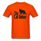 The Cat Father - Black - Unisex Classic T-Shirt - orange
