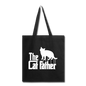 The Cat Father - White - Tote Bag - black