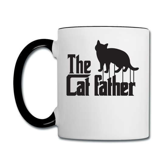 The Cat Father - Black - Contrast Coffee Mug - white/black