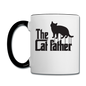 The Cat Father - Black - Contrast Coffee Mug - white/black