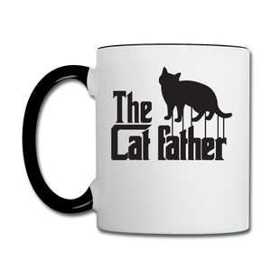 The Cat Father - Black - Contrast Coffee Mug - white/black