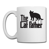 The Cat Father - Black - Coffee/Tea Mug - white