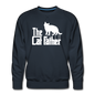 The Cat Father - White - Men’s Premium Sweatshirt - navy