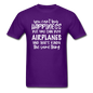 You Can Buy Airplanes - White - Unisex Classic T-Shirt - purple