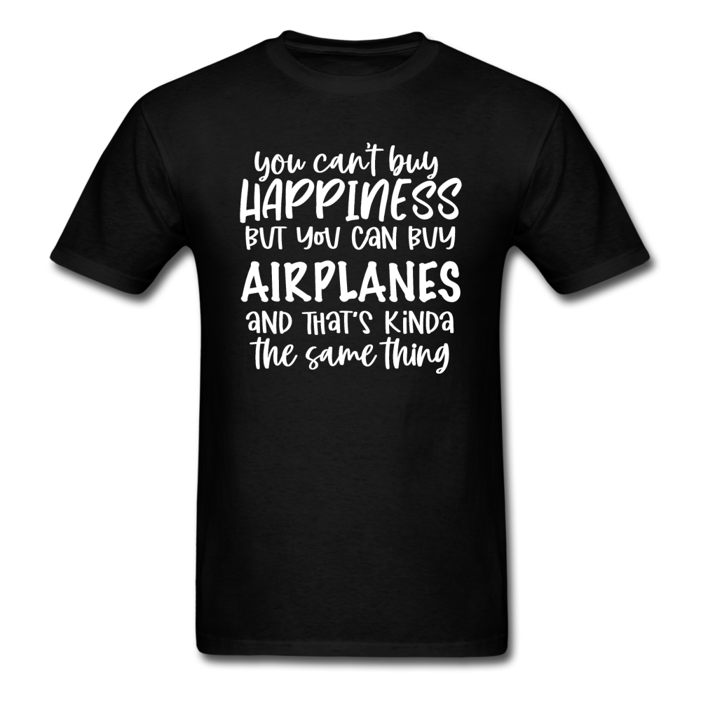 You Can Buy Airplanes - White - Unisex Classic T-Shirt - black