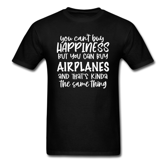 You Can Buy Airplanes - White - Unisex Classic T-Shirt - black