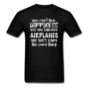 You Can Buy Airplanes - White - Unisex Classic T-Shirt - black