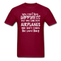 You Can Buy Airplanes - White - Unisex Classic T-Shirt - burgundy