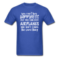 You Can Buy Airplanes - White - Unisex Classic T-Shirt - royal blue