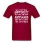 You Can Buy Airplanes - White - Unisex Classic T-Shirt - dark red