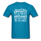 You Can Buy Airplanes - White - Unisex Classic T-Shirt - turquoise