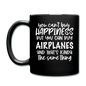 You Can Buy Airplanes - White - Full Color Mug - black