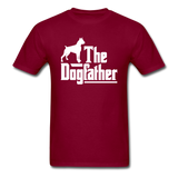The Dog Father - White - Unisex Classic T-Shirt - burgundy