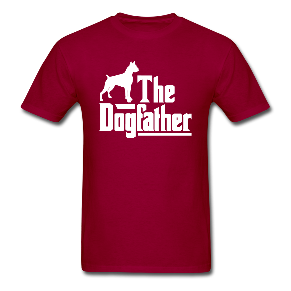 The Dog Father - White - Unisex Classic T-Shirt - dark red