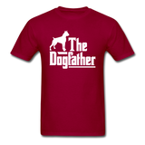 The Dog Father - White - Unisex Classic T-Shirt - dark red