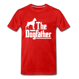The Dog Father - White - Men's Premium T-Shirt - red