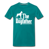 The Dog Father - White - Men's Premium T-Shirt - teal