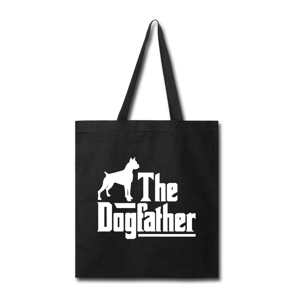 The Dog Father - White - Tote Bag - black