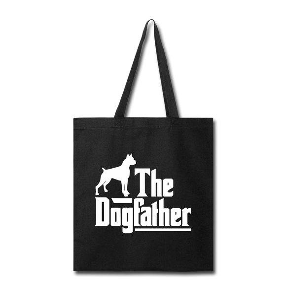 The Dog Father - White - Tote Bag - black
