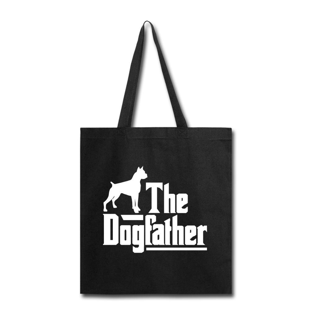 The Dog Father - White - Tote Bag - black