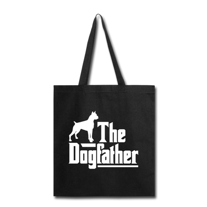 The Dog Father - White - Tote Bag - black