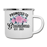 Promoted To Grandma - 2021 - Camper Mug - white