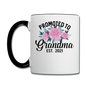 Promoted To Grandma - 2021 - Contrast Coffee Mug - white/black