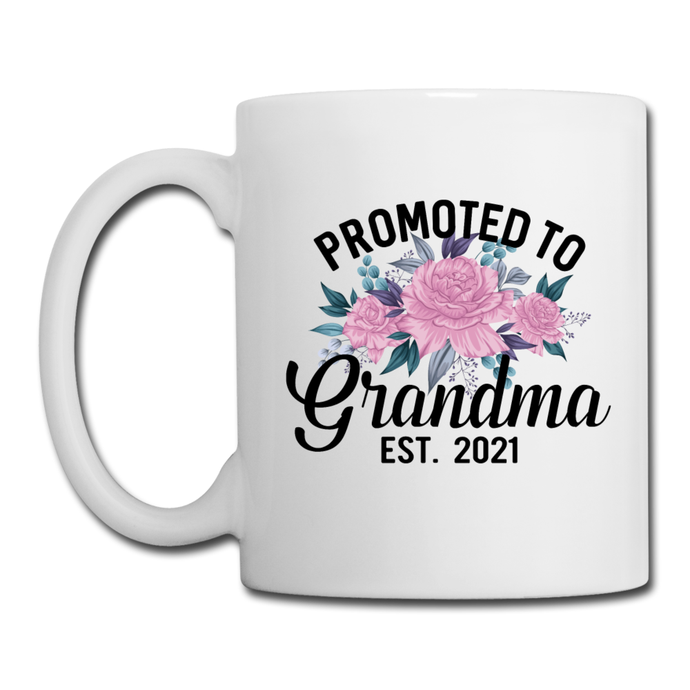 Promoted To Grandma - 2021 - Coffee/Tea Mug - white