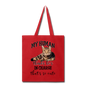 My Human - He - Tote Bag - red