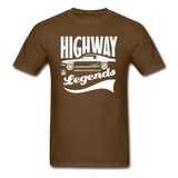 Highway Legends - White - Unisex Classic T-Shirt - brown