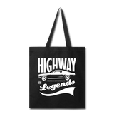 Highway Legends - White - Tote Bag - black