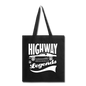 Highway Legends - White - Tote Bag - black