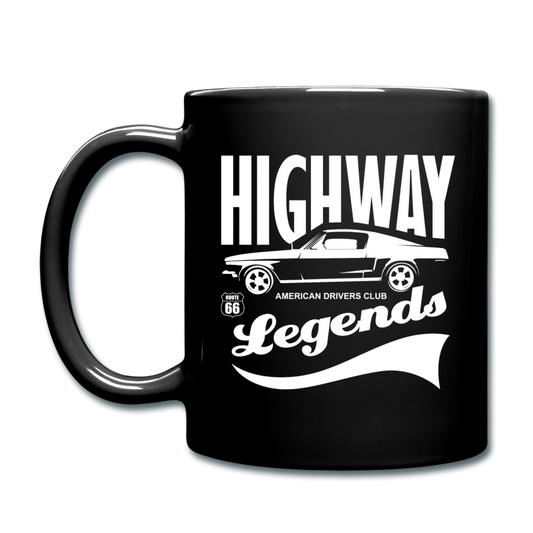 Highway Legends - White - Full Color Mug - black