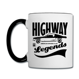 Highway Legends - Black - Contrast Coffee Mug - white/black