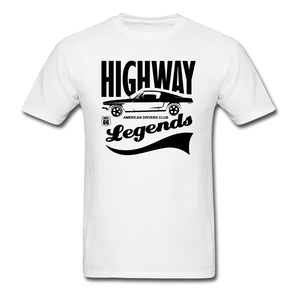 Highway Legends - Black - Unisex Classic T-Shirt - white